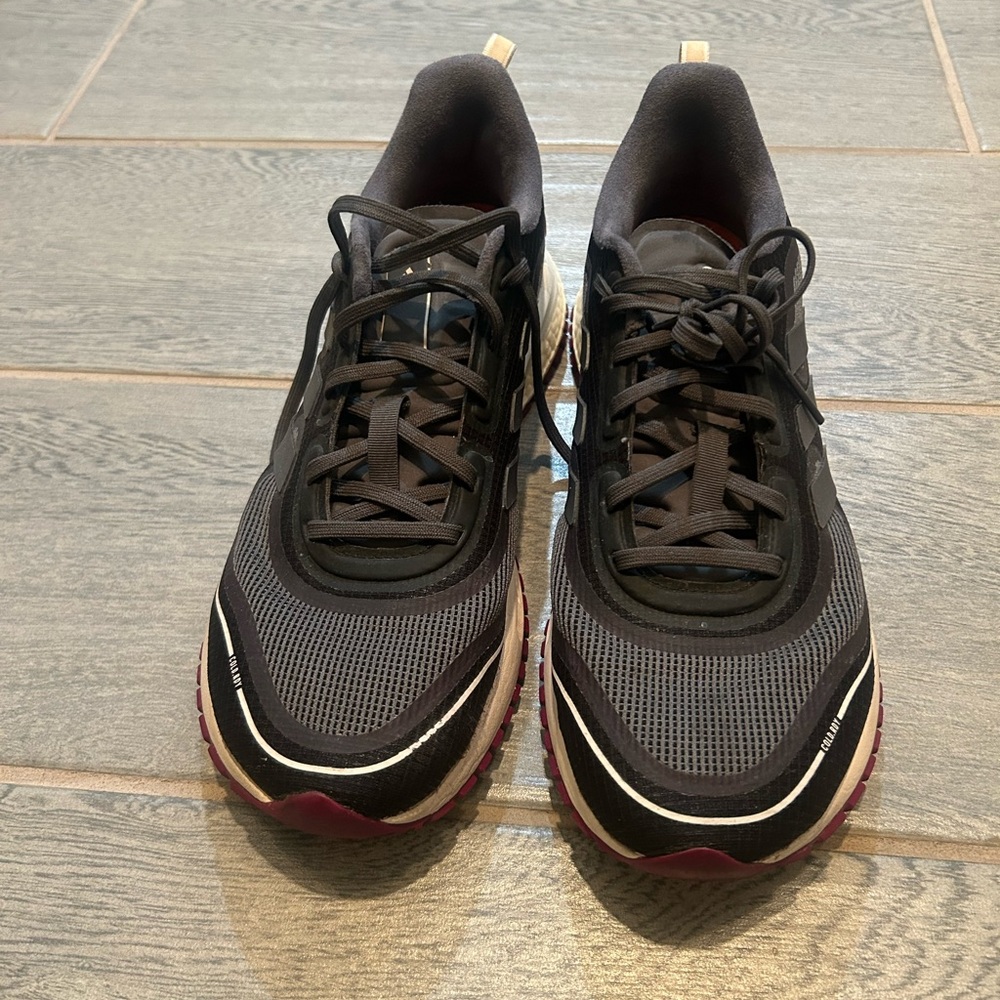 Adidas Black and Gray Athletic Sneakers